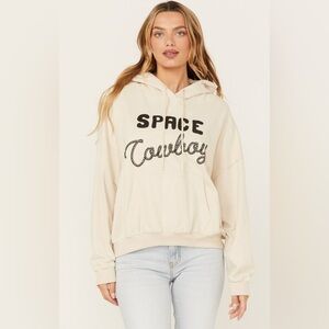 Wrangler Space Cowboy Tan Hoodie XS